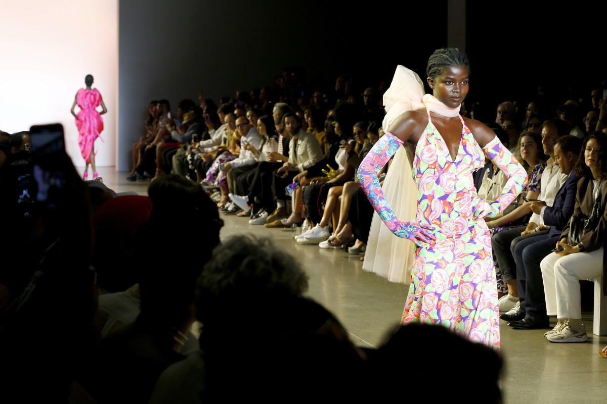 A look from the Christopher John Rogers Spring 2020 collection. Photo: Dominik Bindl/Getty Images for NYFW: The Shows