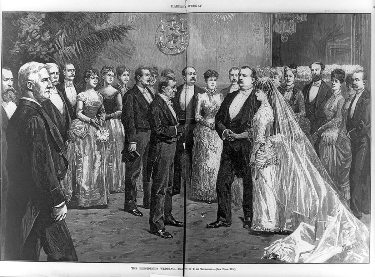 “The President’s Wedding.” Photo: Library of Congress
