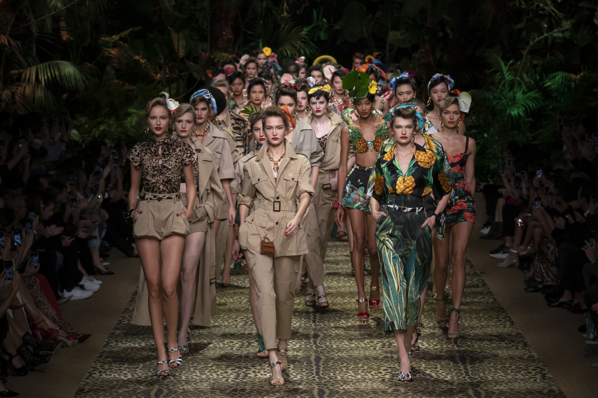 Dolce & Gabbana Evokes the Jungle for Its Spring 2020 Collection