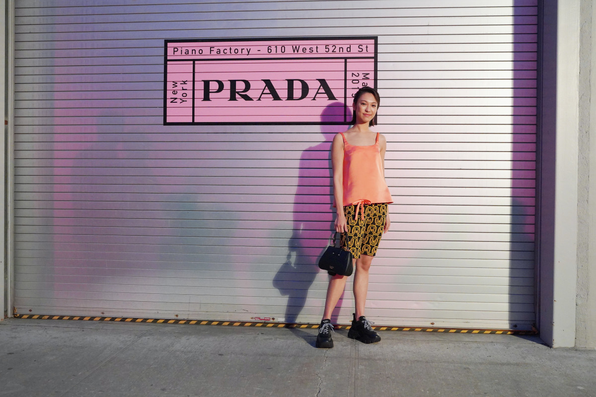 Anny Fan at the Prada Resort 2020 fashion show at Prada Headquarters in May in New York. Photo: Sean Zanni/Getty Images for Prada