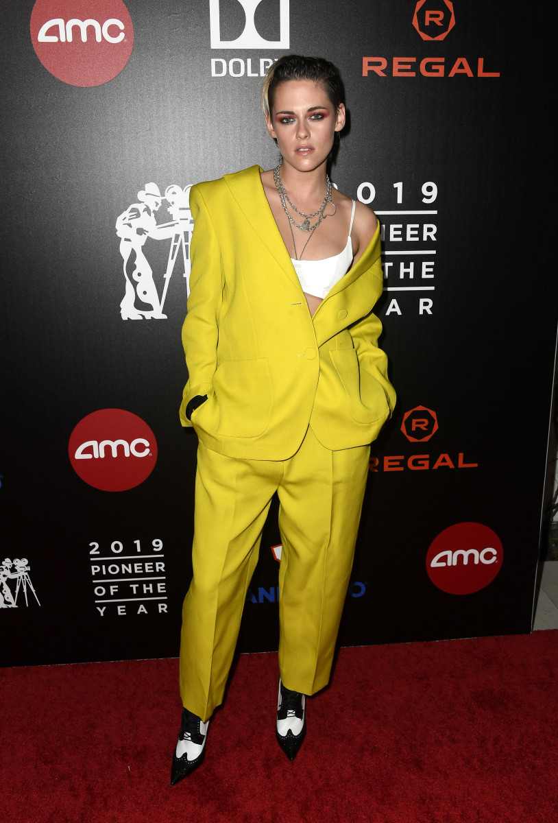Kristen Stewart in Petar Petrov at the 2019 Will Rogers Annual Pioneer Dinner Honoring Elizabeth Banks in Beverly Hills, California. Photo: Frazer Harrison/Getty Images