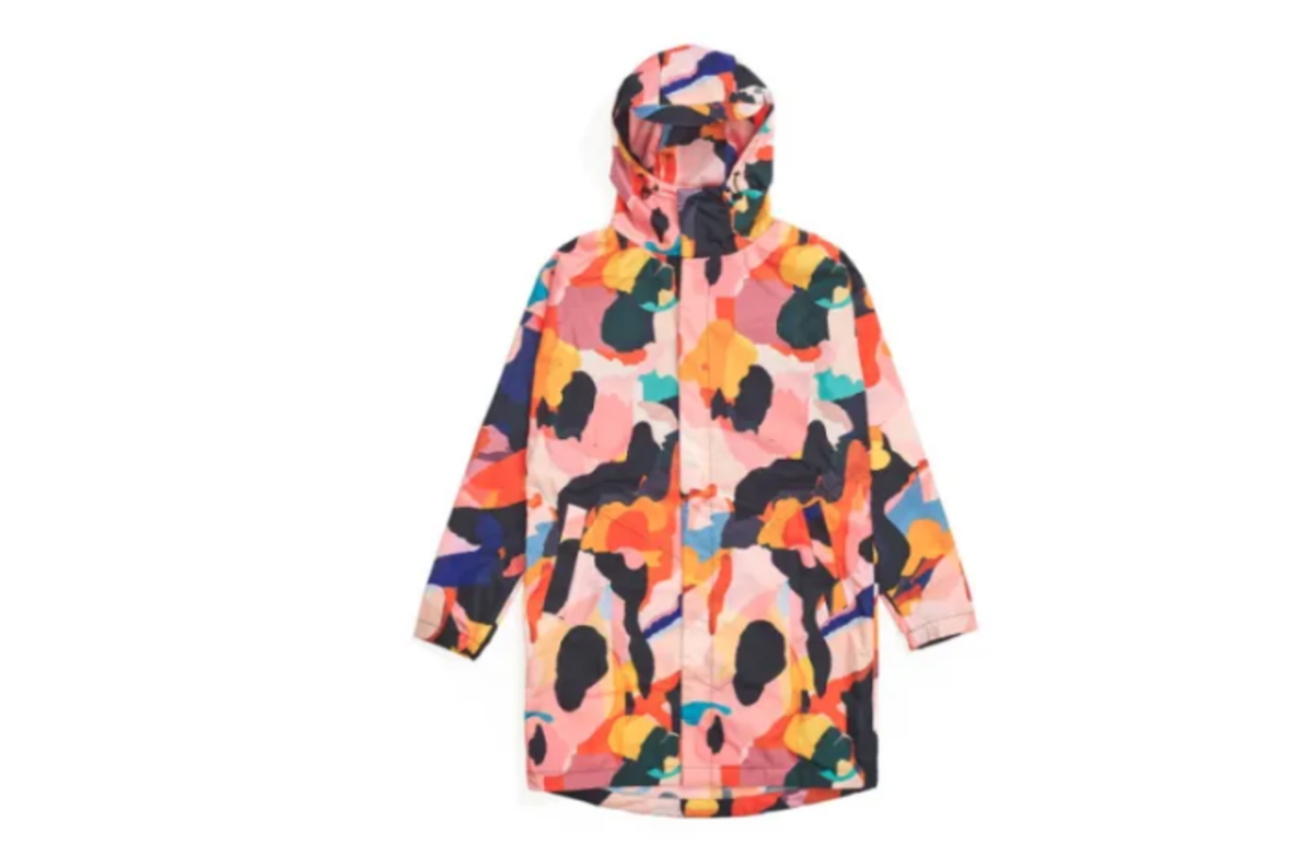 This Raincoat Made of Recycled Materials Would Brighten Whitney's