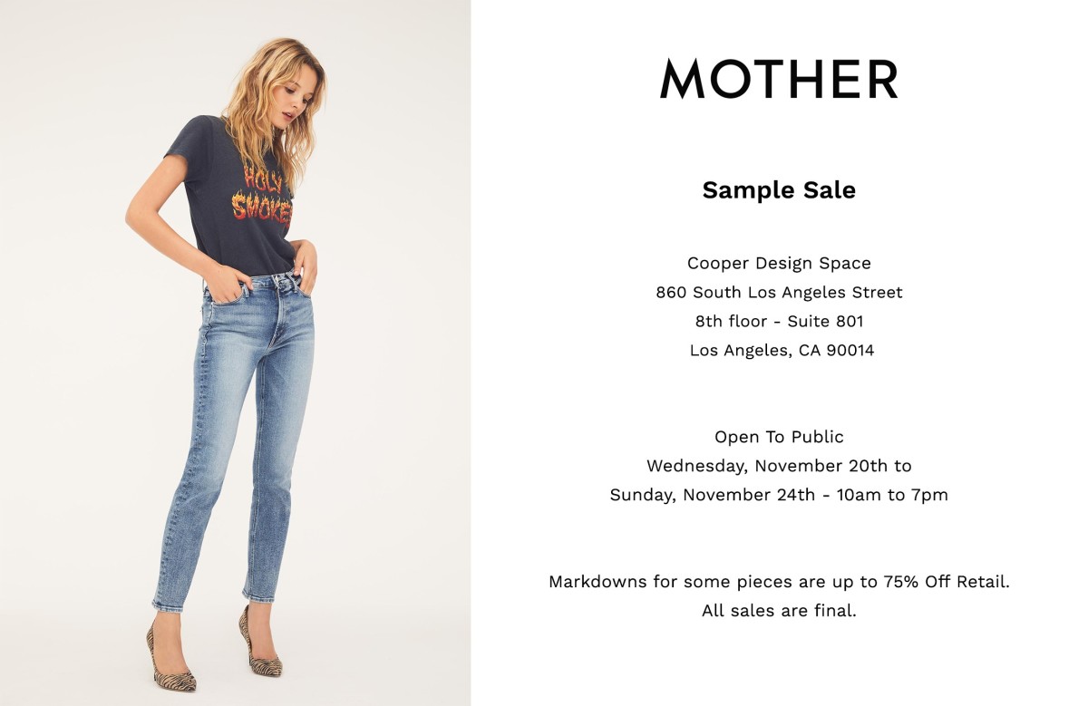 mother denim sample sale｜Hledání TikTok