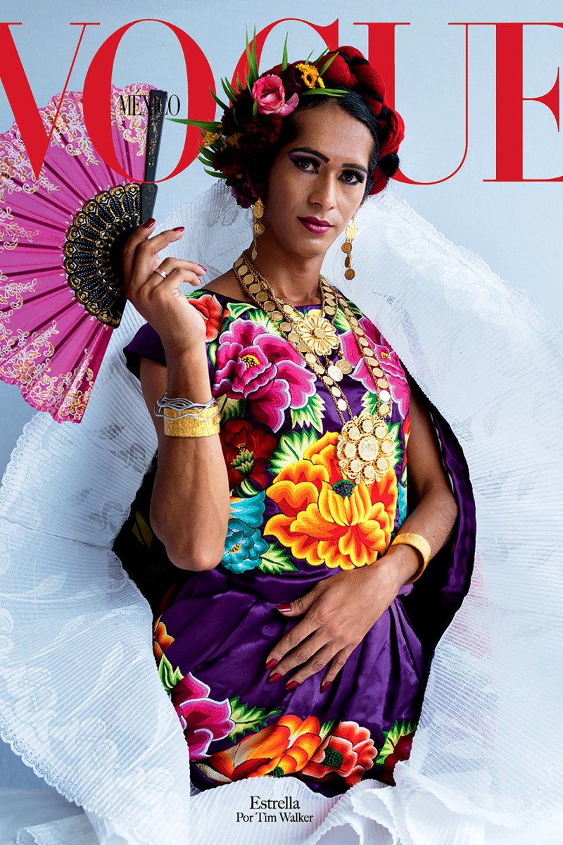 Estella Vasquez covers Vogue magazine. Photo: Tim Walker for Vogue