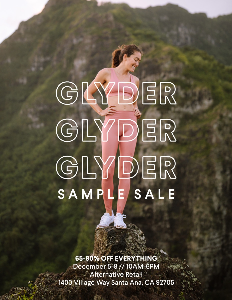 Glyder Sample Sale