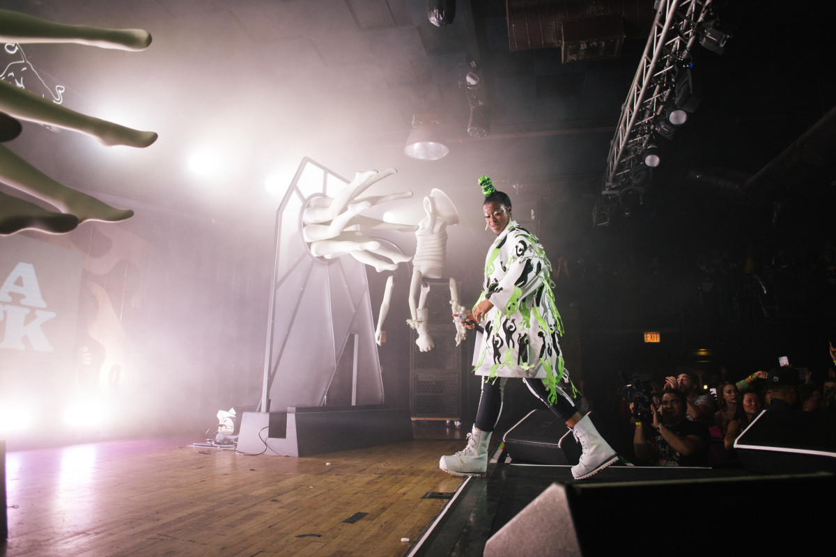 Tierra Whack performs onstage at Whack Factory.