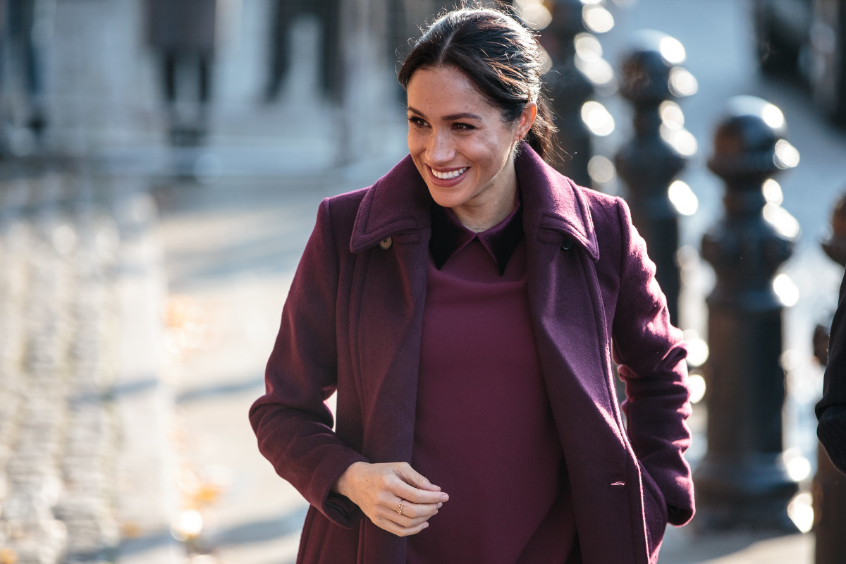 Meghan, Duchess of Sussex, visits the Hubb Community Kitchen in London. Photo: Jack Taylor/Getty Images