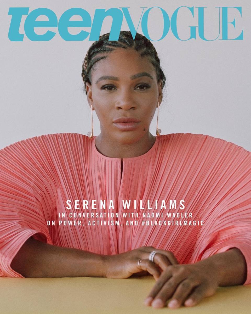 RÃ©sultat de recherche d'images pour "Serena williams Ã  la une du magazine teen vogue"