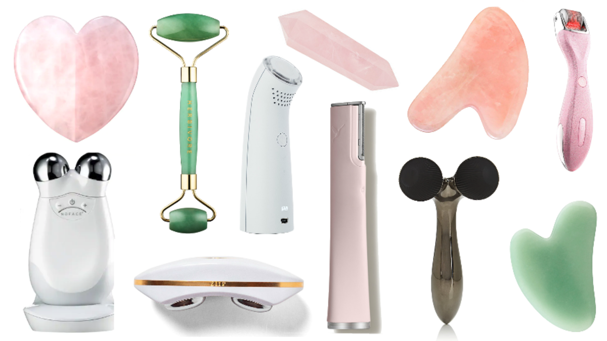 At-Home, Facial Skin-Care Tools, Devices: Massaging, Rollers, Gua Sha,  Wands, Microneedling, Microcurrent, LED, Dermaplaning - Fashionista