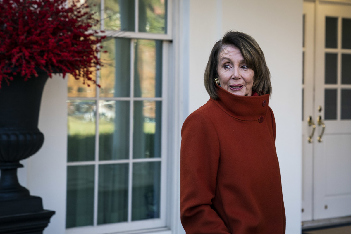 House Minority Leader Nancy Pelosi after a meeting at the White House on Tuesday. Photo: Jabin Botsford/"The Washington Post" via Getty Images