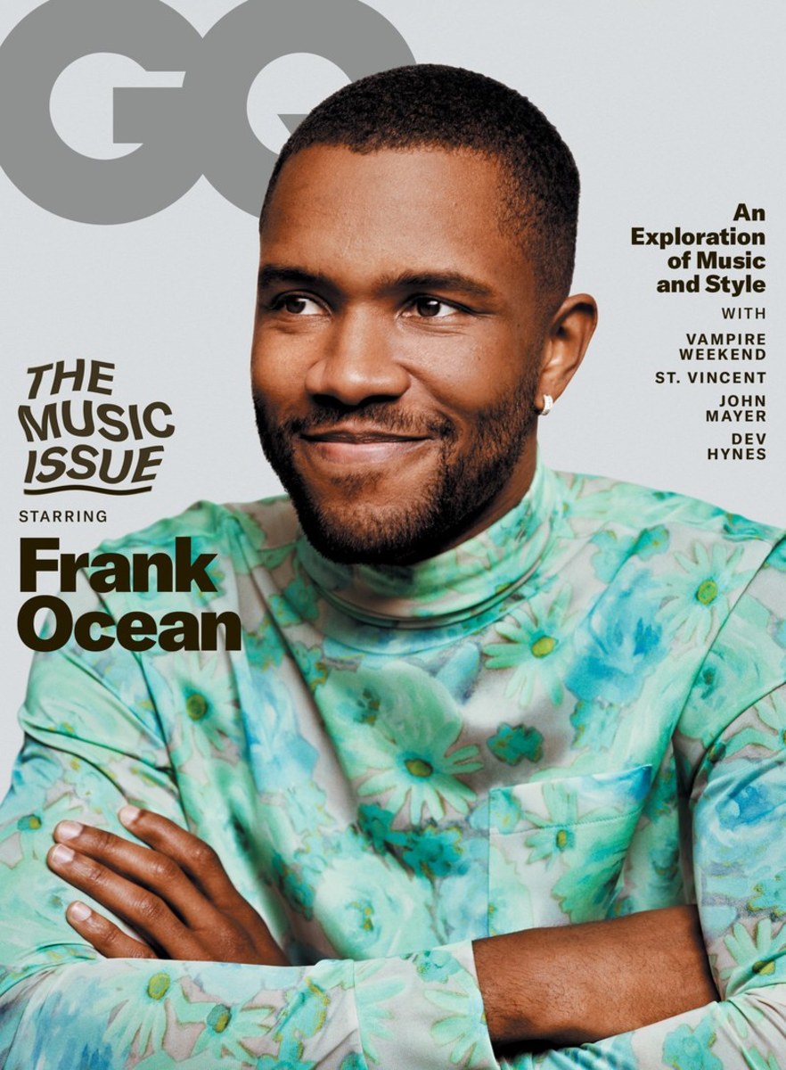 Frank Ocean on the February 2019 cover of "GQ." Photo: Alasdair McLellan