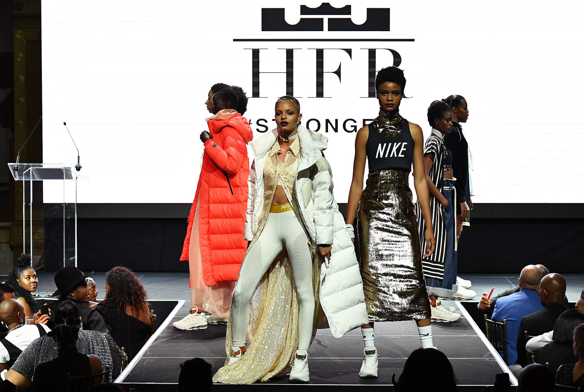 Models on the Harlem's Fashion Row runway during NYFW. Photo: Slaven Vlasic/Getty Images