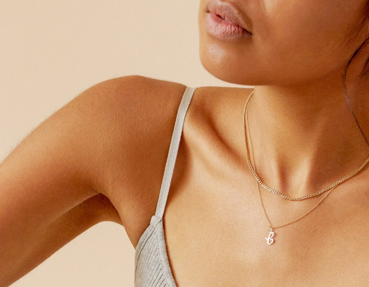 How To Wear An Initial Necklace