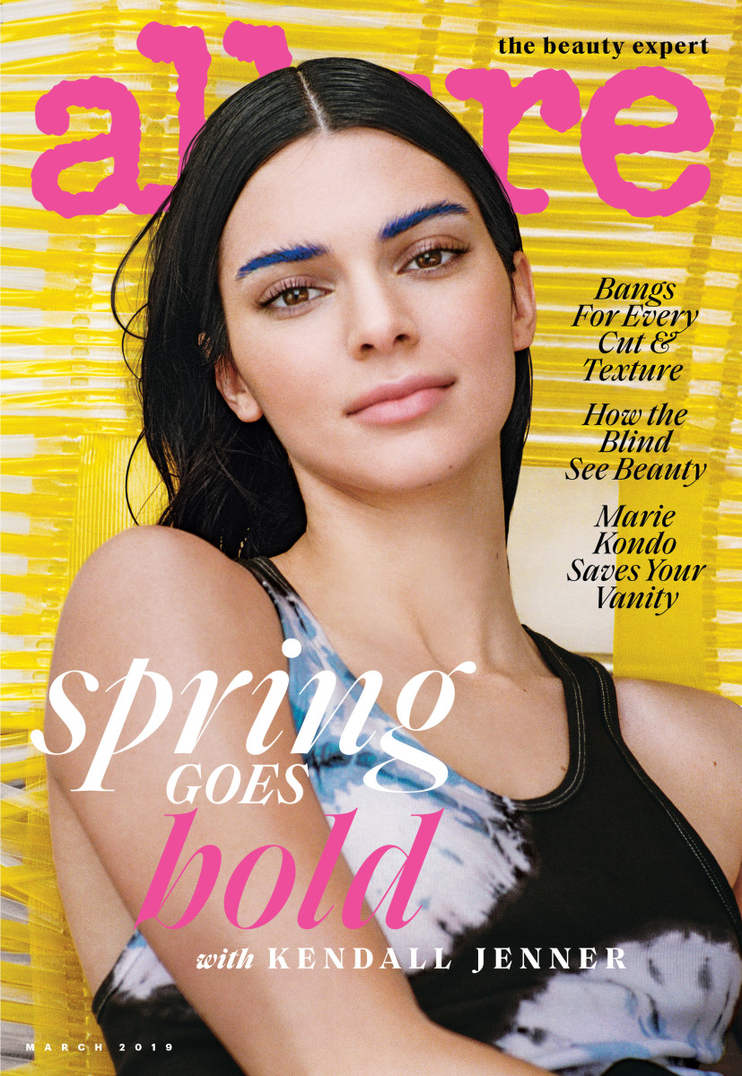 Kendall Jenner on the March 2019 cover of "Allure." Photo: Cass Bird for "Allure"
