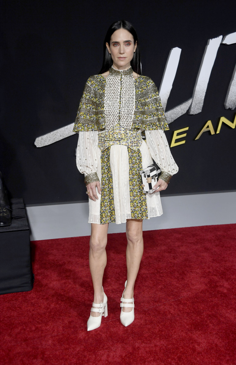 Jennifer Connelly in Louis Vuitton by Nicolas Ghesquière at the premiere of "Alita: Battle Angel." Photo: Frazer Harrison/Getty Images