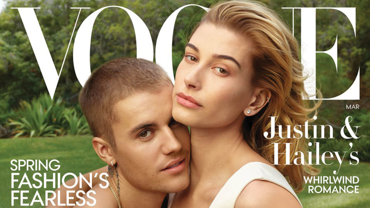Justin And Hailey Bieber Cover The March 2019 Issue Of Vogue Fashionista