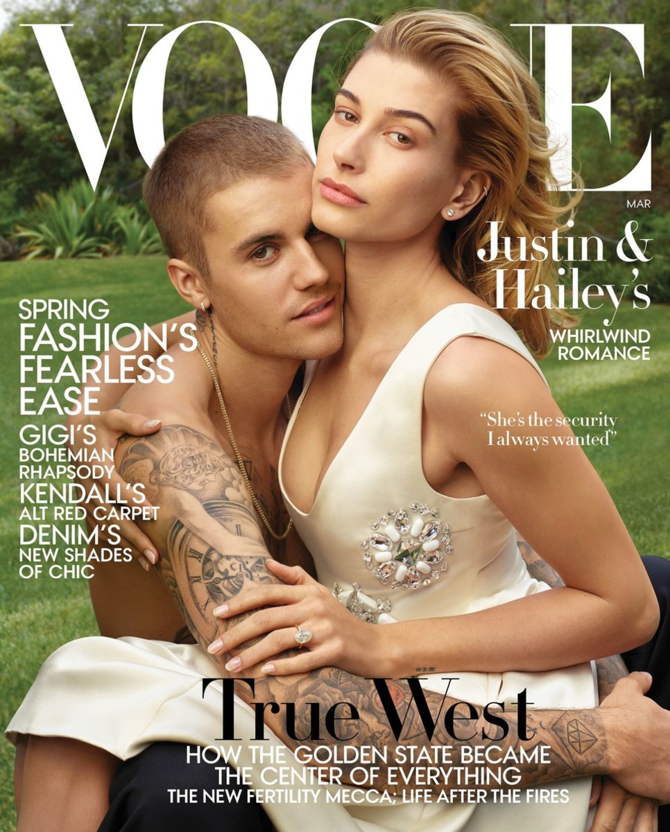 Justin and Hailey Bieber Cover the March 2019 Issue of 'Vogue' - Fashionista