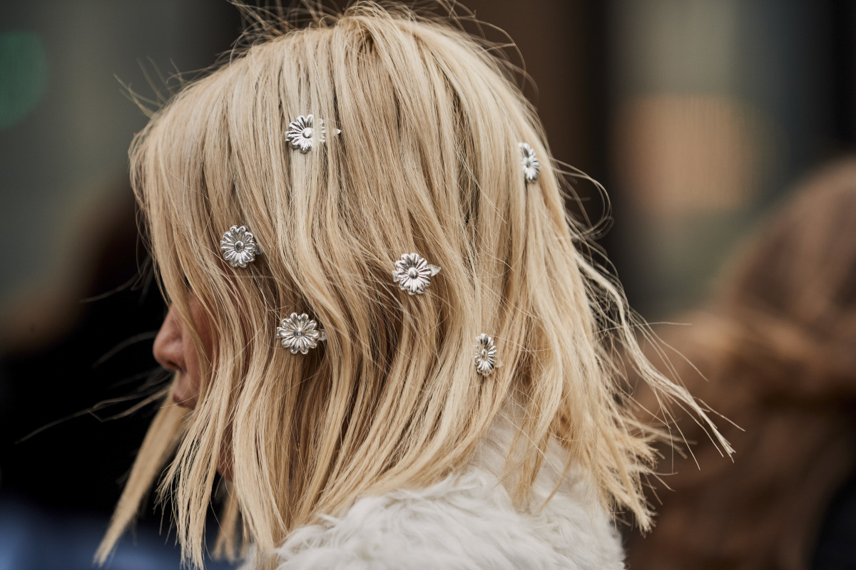 On the street at New York Fashion Week. Photo: Imaxtree