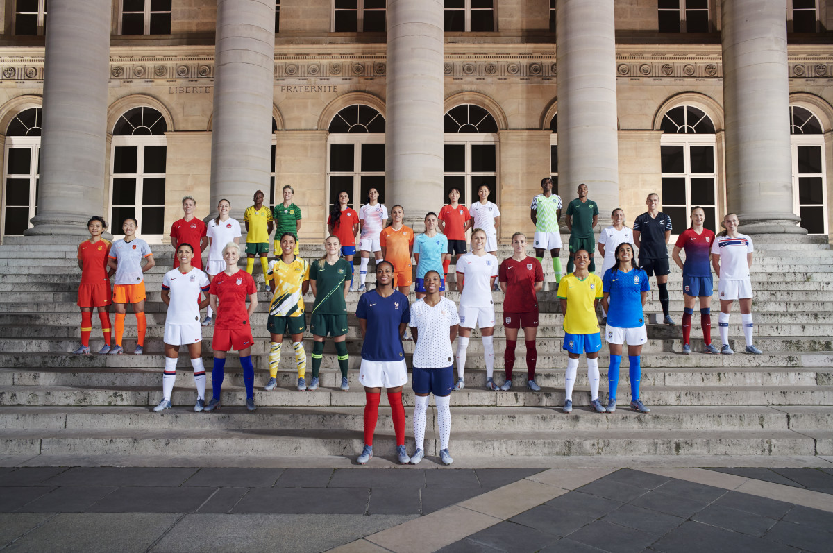 Nike's national team kits for the 2019 Women's World Cup. Photo: Courtesy of Nike