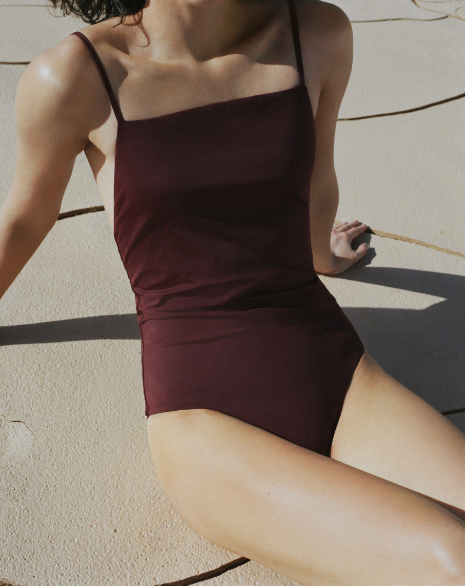 Cos Crossover Square-Neck Swimsuit, $69, available here. Photo: Courtesy of Cos