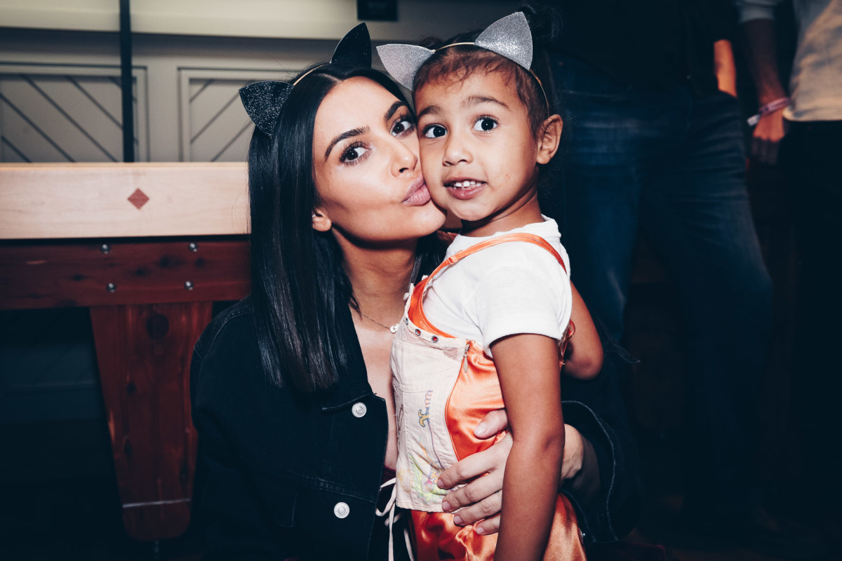Kim Kardashian West and North West. Photo: Handout/Getty Images