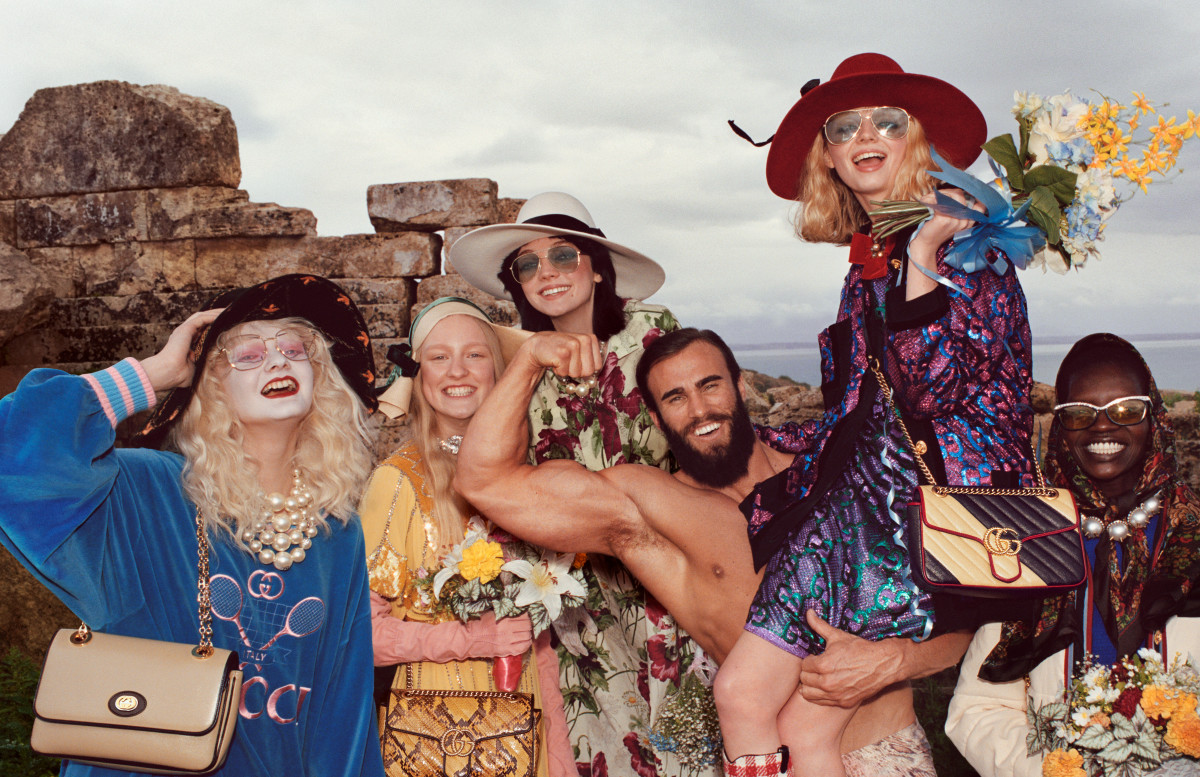 Gucci's Pre-Fall 2019 Campaign Is an Updated Homage to Ancient Greek Life -  Fashionista