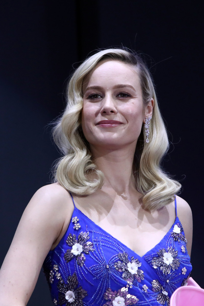 Brie Larson Channeled a Glamorous Pageant Queen in Ruffled Rodarte