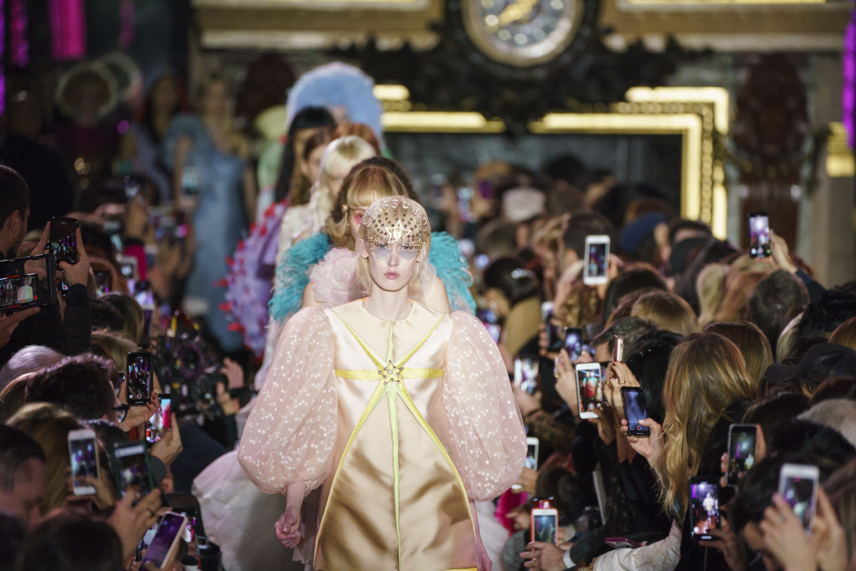 Looks from Schiaparelli's Spring 2019 Haute Couture show. Photo: Imaxtree