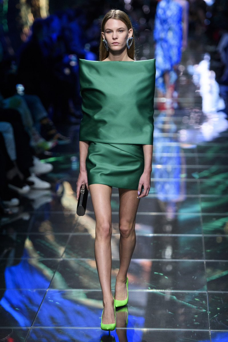 A look from Balenciaga's Spring 2019 collection. Photo: Imaxtree