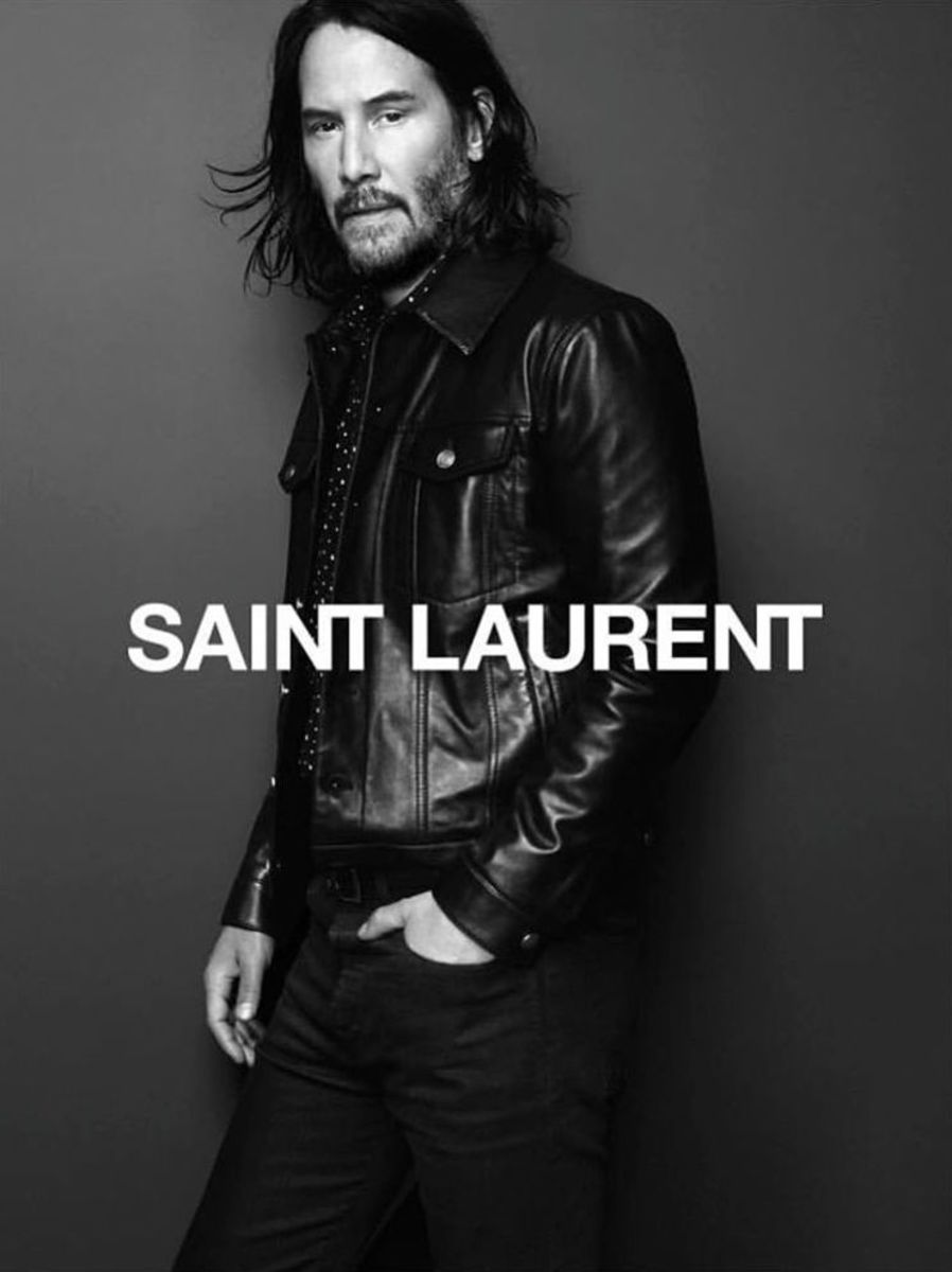 Keanu Reeves for Saint Laurent. Photo: David Sims 