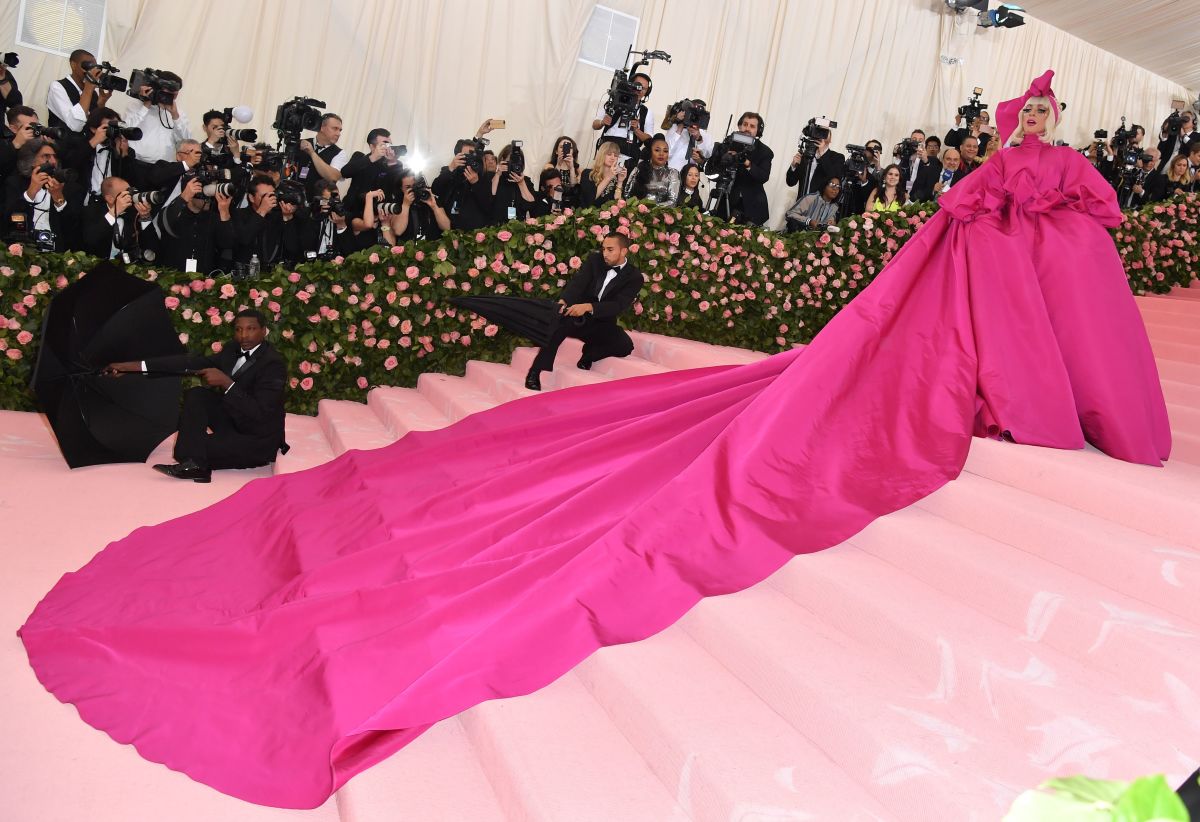 Lady Gaga at the opening of the "Camp: Notes on Fashion" exhibit at the Met. Photo: ANGELA WEISS/AFP/Getty Images