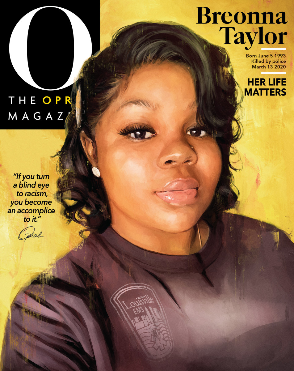 Breonna Taylor on the September cover of "O" Magazine. 