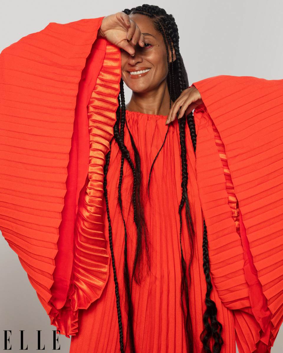 Tracee Ellis Ross in Hanifa, styled by Shiona Turini for Elle's The State of Black Beauty