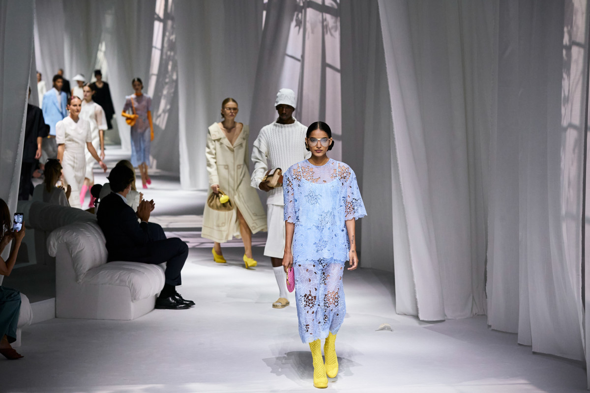 Looks from the Fendi Spring 2021 collection. 