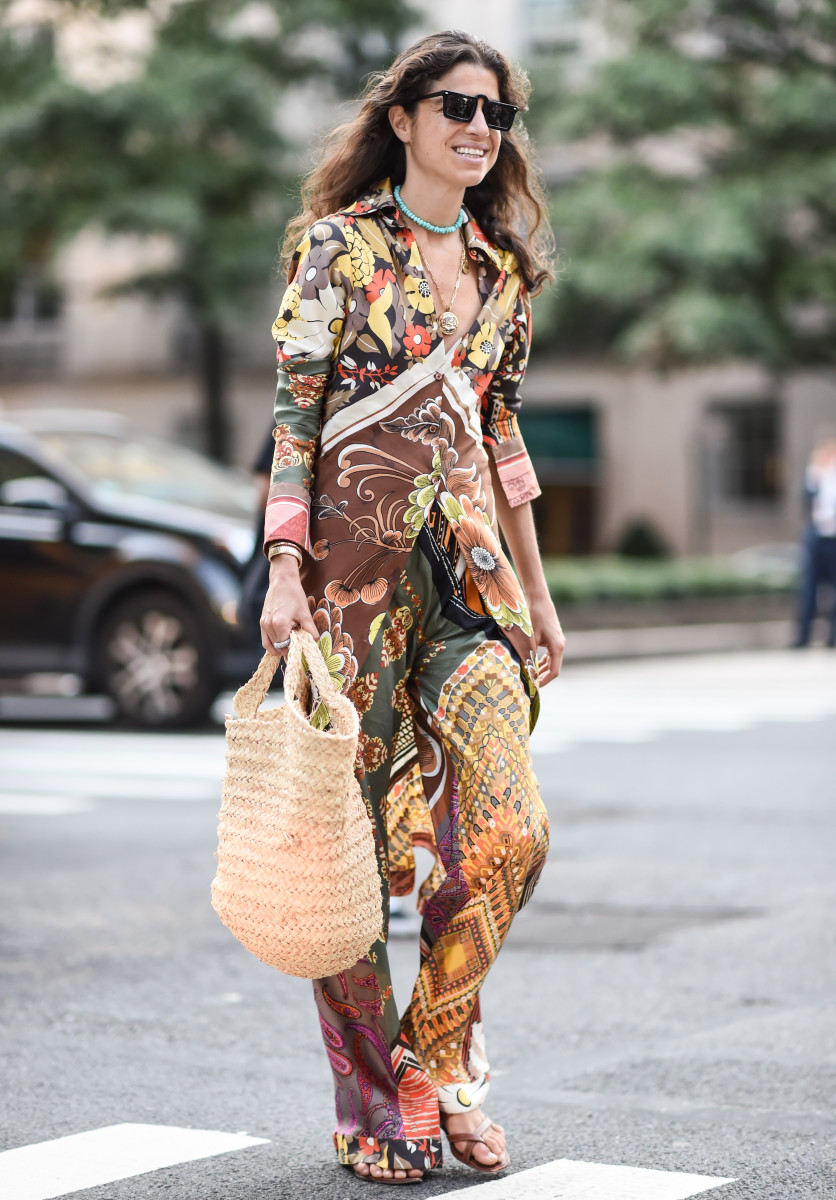Medine Cohen at New York Fashion Week in 2019.