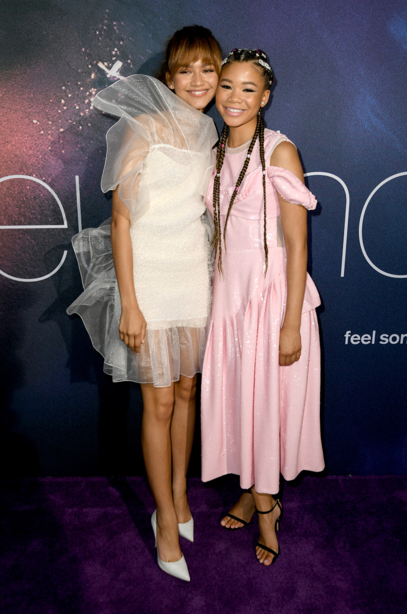 Zendaya and Reid (wearing Simone Rocha) at the L.A. premiere of "Euphoria" in 2019.