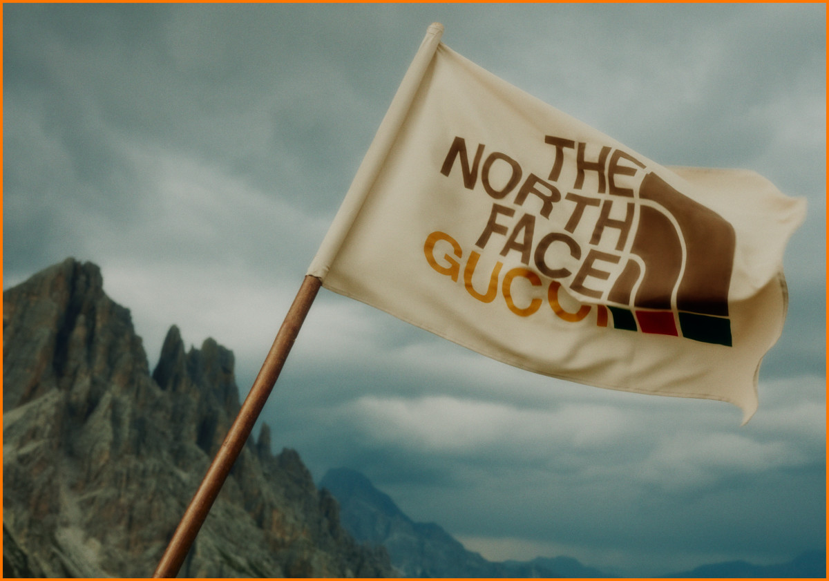 Gucci x North Face Flag Logo