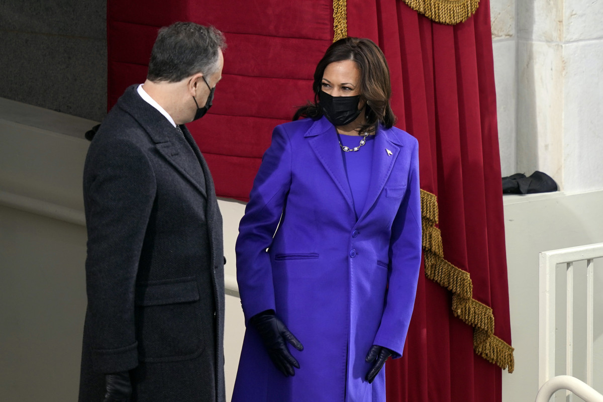 Kamala Harris at the 46th presidential inauguration