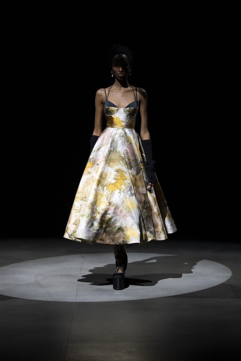 A look from Erdem's Fall 2021 collection. Photo: Imaxtree