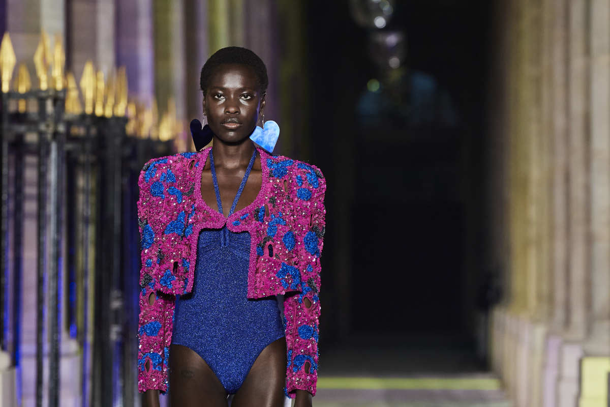 A look from the Isabel Marant Spring 2021 collection. 
