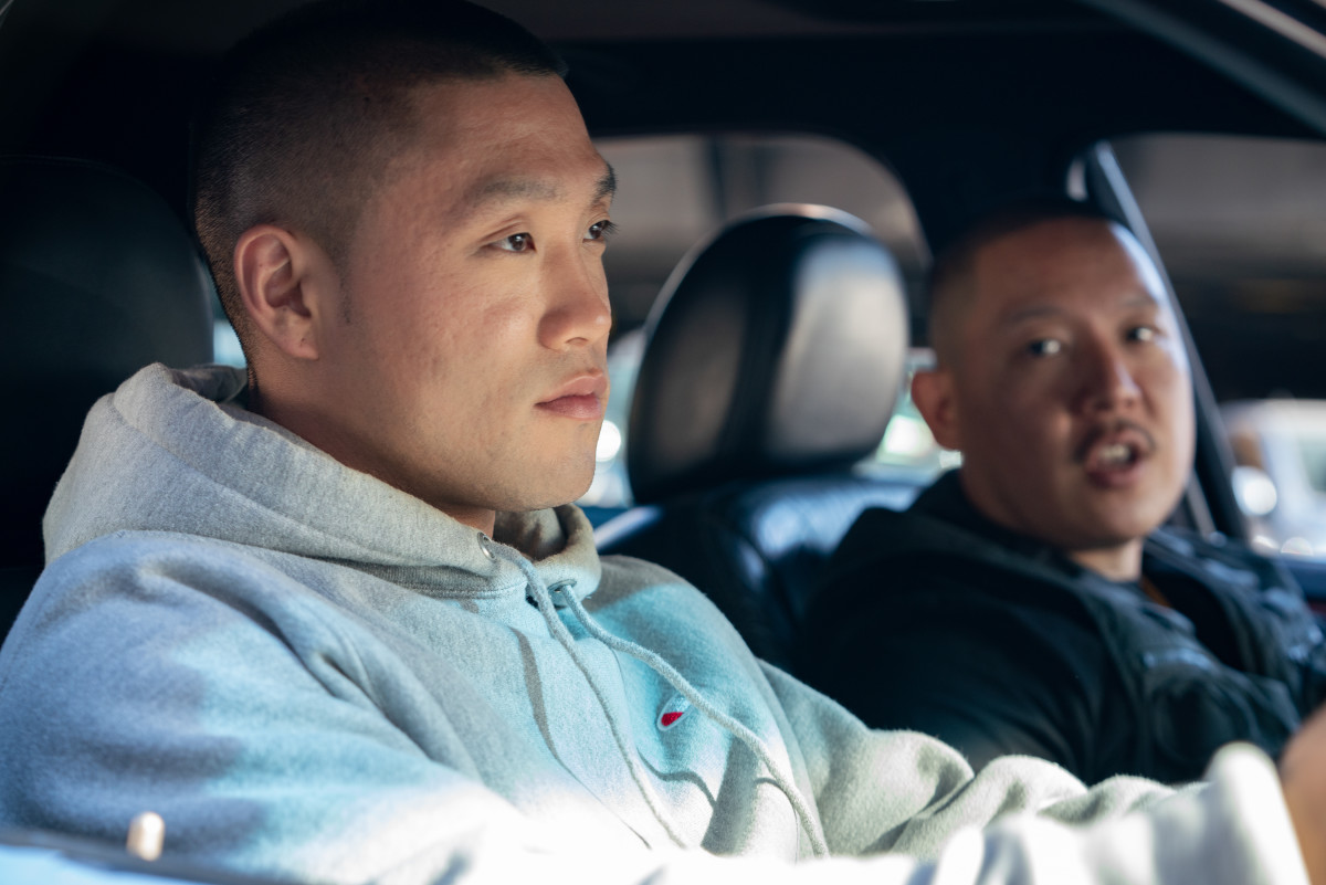 Boogie (Taylor Takahashi) and his uncle (writer-director Eddie Huang).