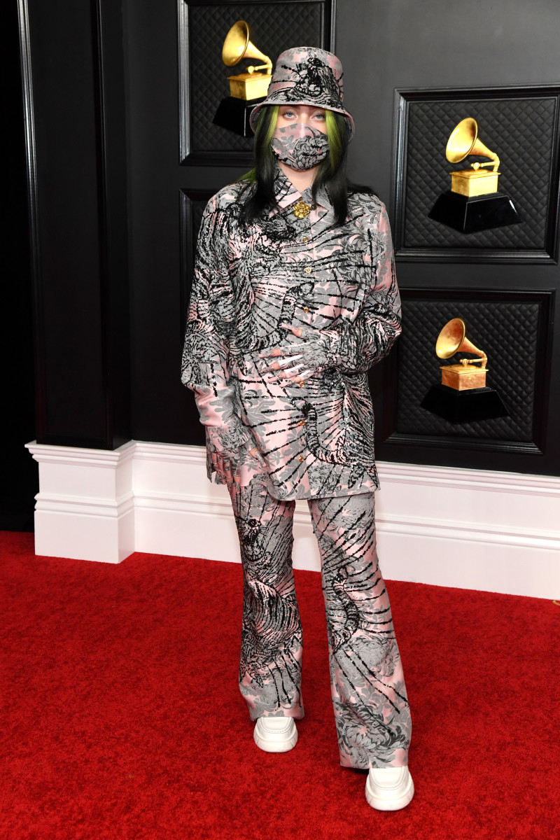 Grammys-2021-Best-Dressed-Billie-Eilish-Gucci