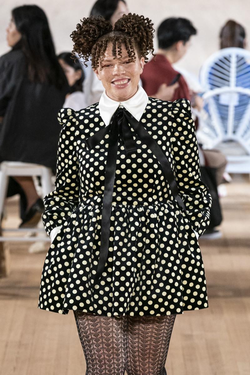 At the Marc Jacobs Spring 2020 show during New York Fashion Week.