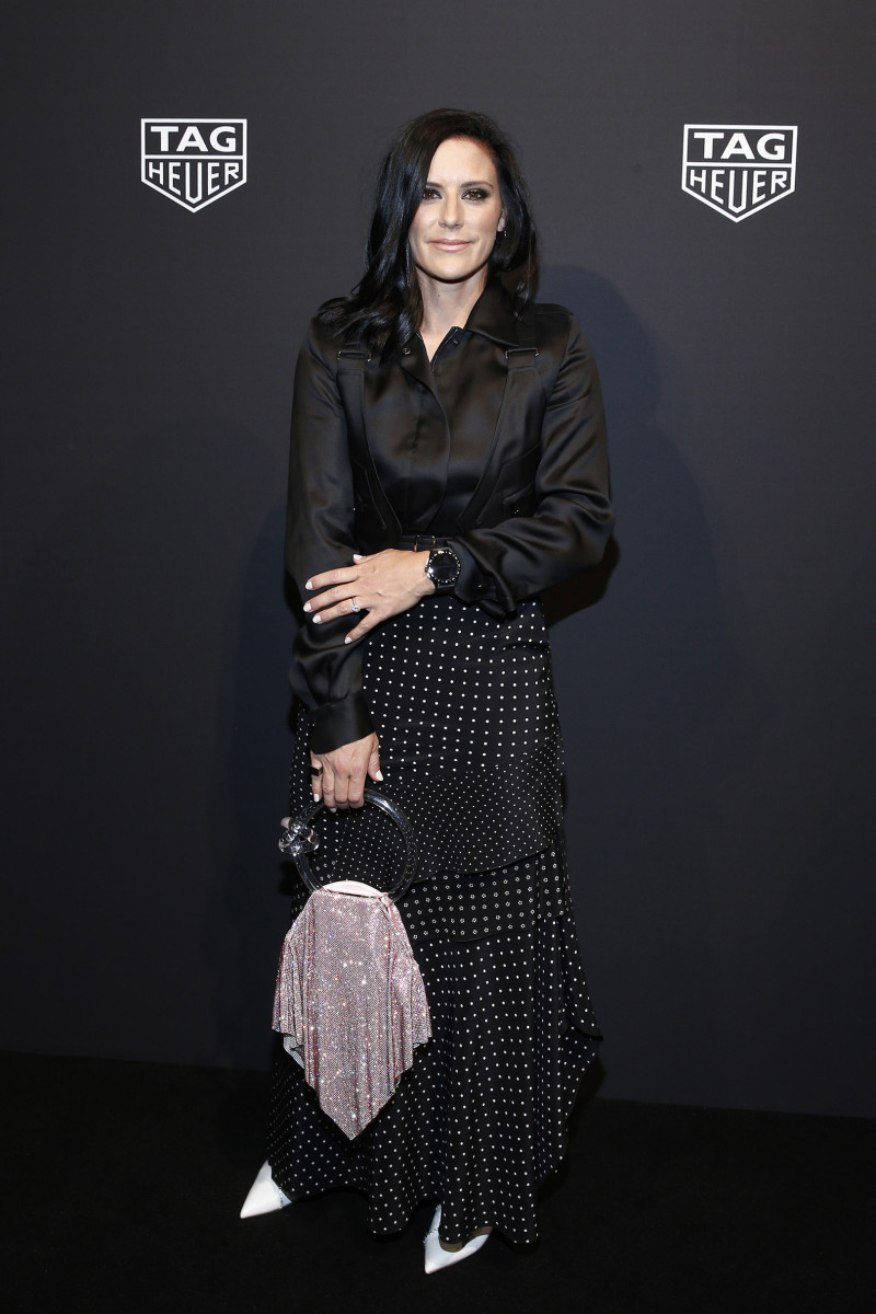 Ali Krieger at the launch party for the Tag Heuer Connected Watch in New York City. 