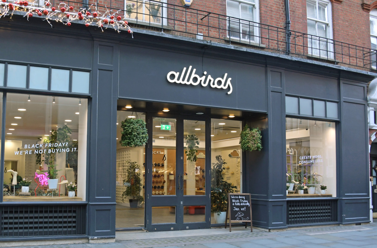 An Allbirds store in London. 