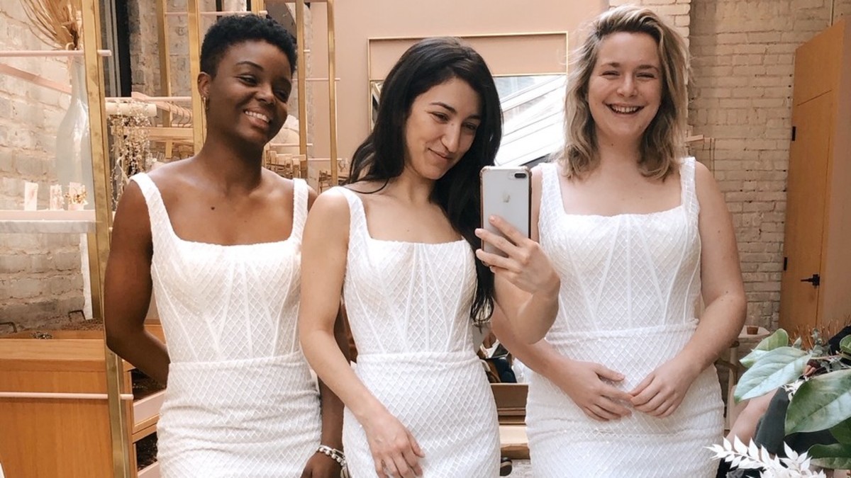 In a Social Distancing Climate, Traditional Bridal Shopping Is Going Virtual