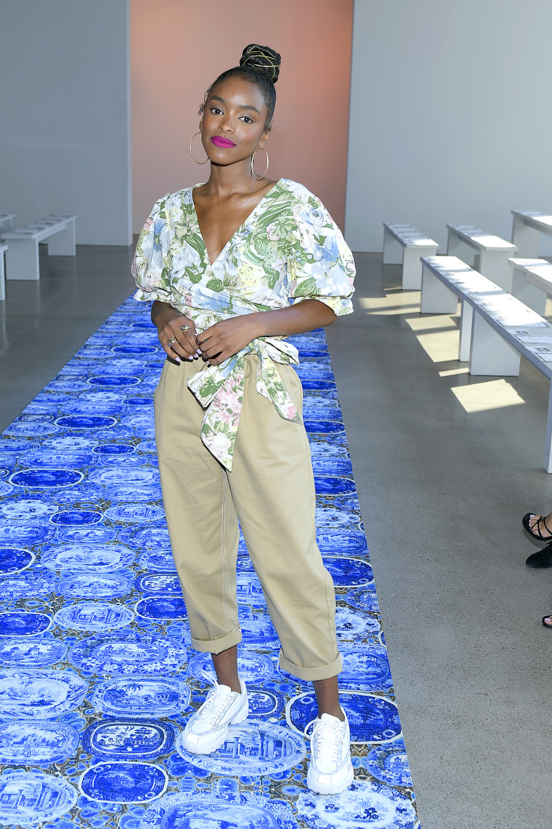Simone at the Libertine Spring 2020 show at New York Fashion Week in September 2019.