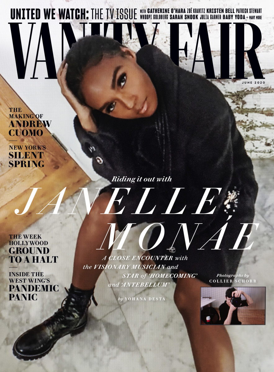 Janelle Monáe on the June cover of "Vanity Fair." 