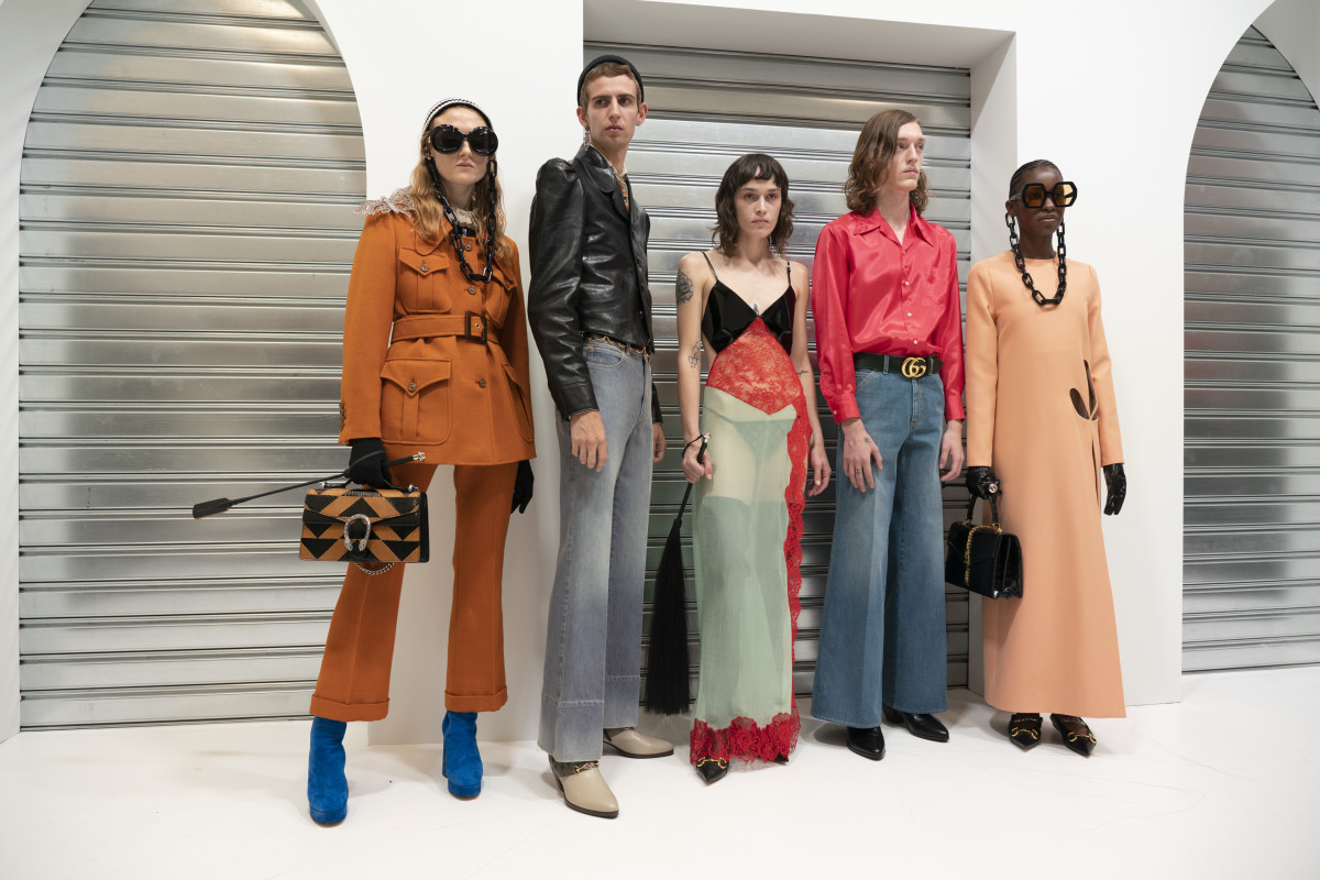 Looks from the Gucci Spring 2020 collection. 