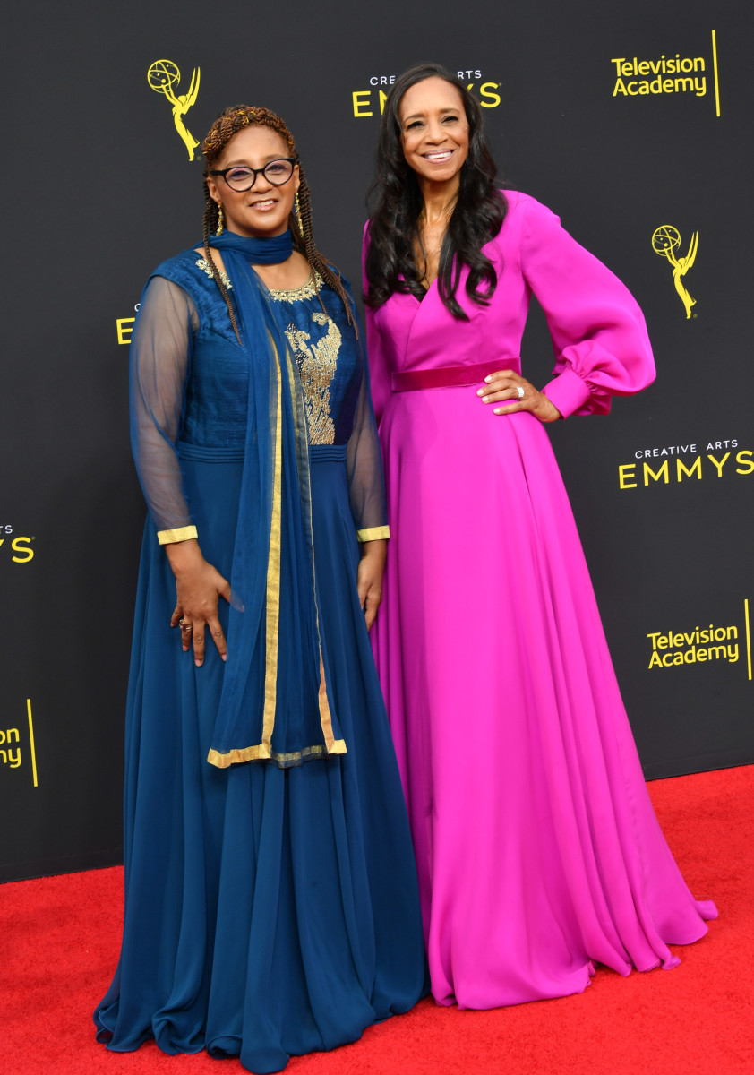 'Black-ish' costume supervisor Devon Patterson and Cole at the 2019 Creative Arts Emmy Awards.